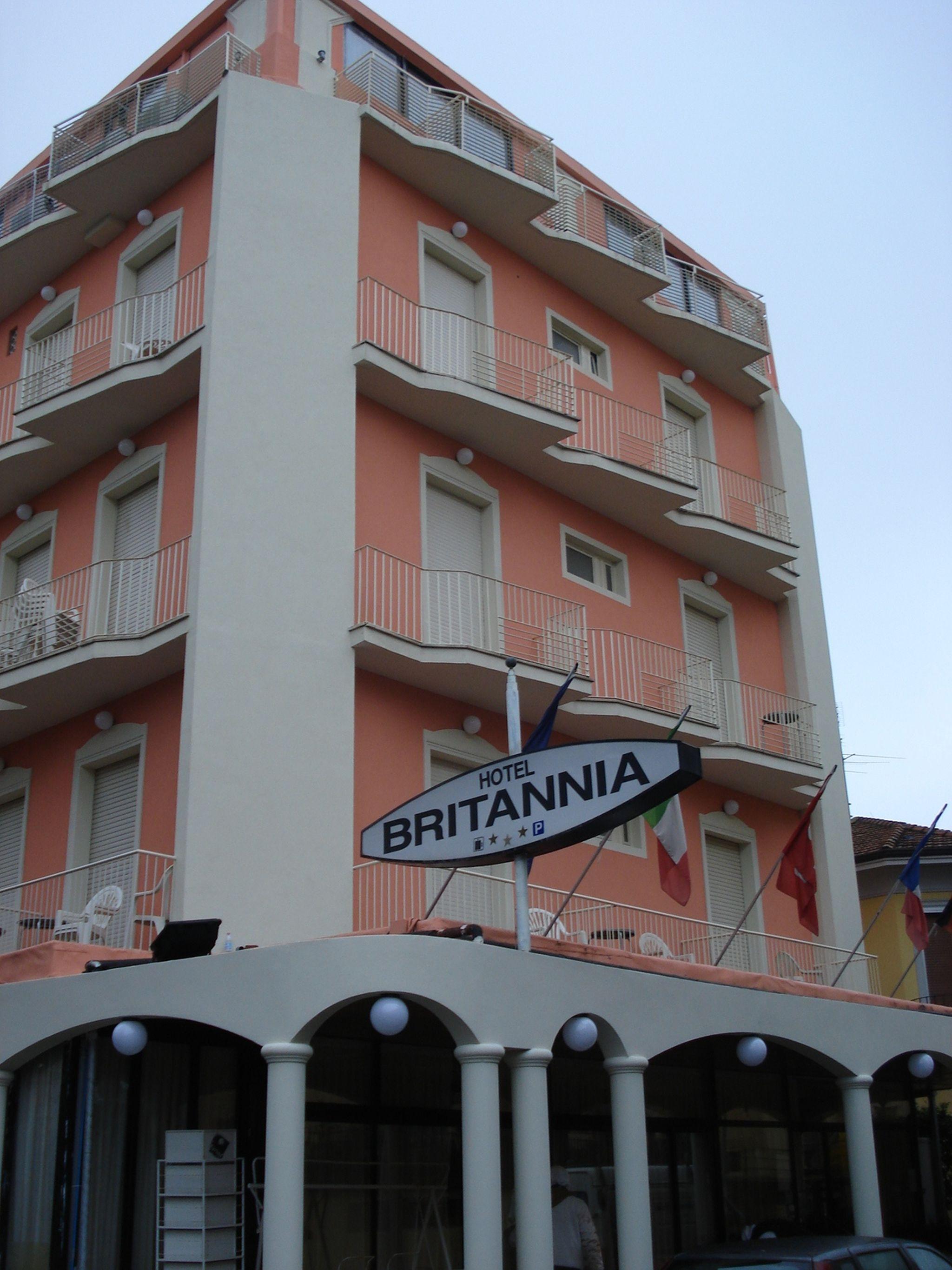 Hotel Britannia Rimini Marina Centro Exteriör bild
