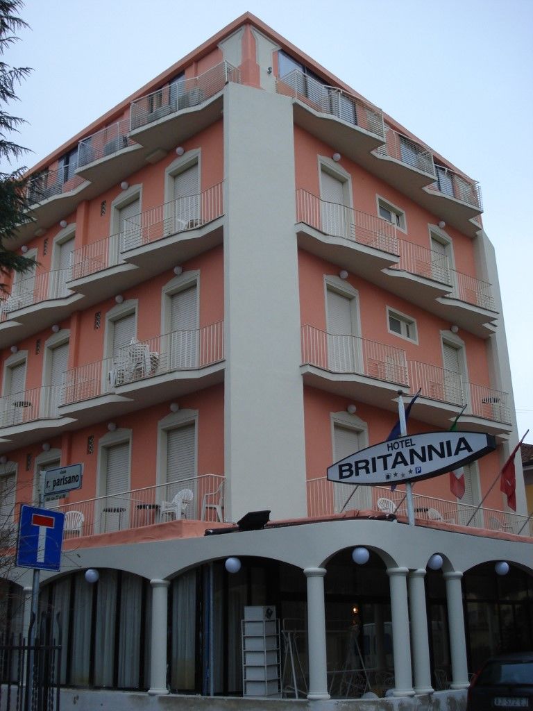 Hotel Britannia Rimini Marina Centro Exteriör bild